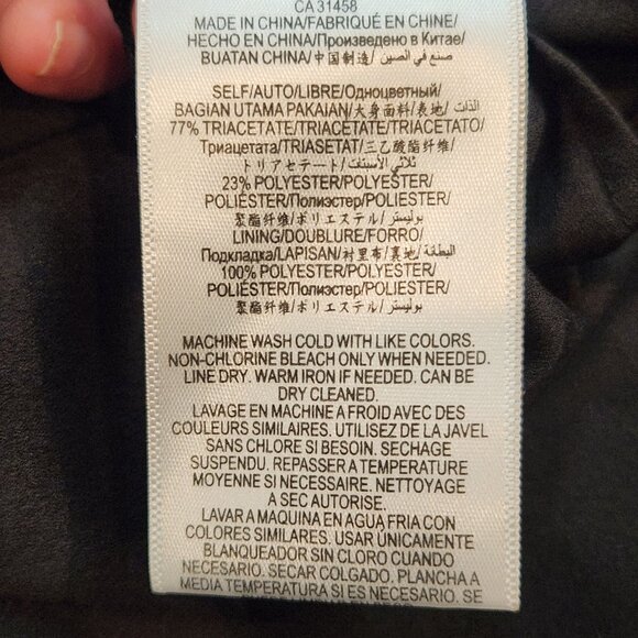 NWT BCBG "Cornelia" Black Cocktail Dress Size 12 - Picture 9 of 10